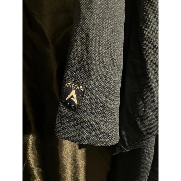 Michigan Mens Polo Golf Shirt Wolverines Dark Navy Blue  Men's Large Antigua - Picture 4 of 7